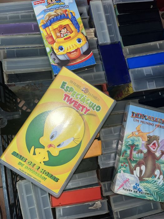 Varias Cassetes de VHS desenhos animados