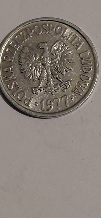 Sprzedam monetę 20gr z roku 1977.