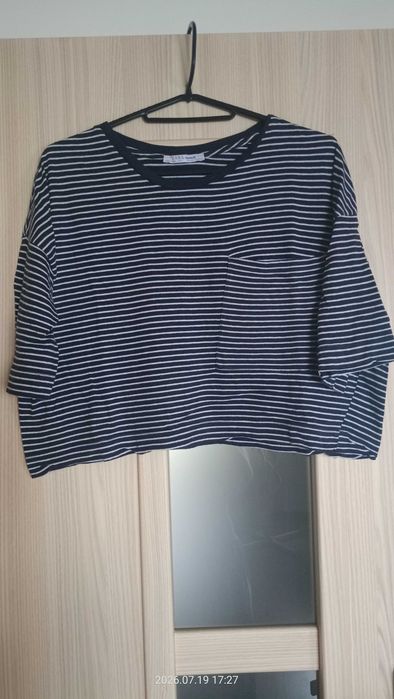 Krótka koszulka ZARA S