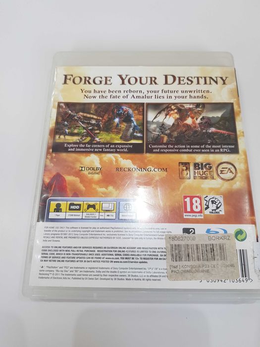 Kingdoms of Amalur Reckoning PS3 Sklep Iława
