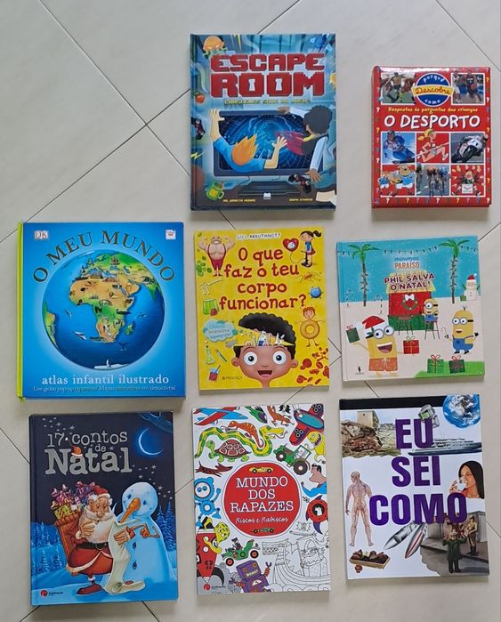 Livros como Novos todos 40€  Cada 5€ ou 10€