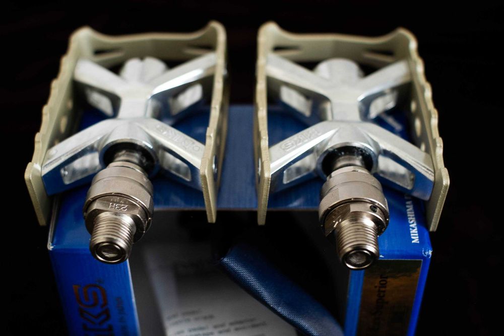 Pedais - MKS Esprit Ezy Superior | Cor prata champanhe