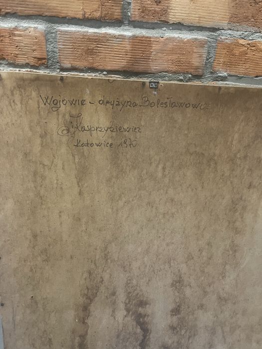 Obraz Wojowie drużyna Bolesławowa