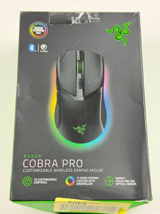 Bezprzewodowa mysz gamingowa Razer Cobra Pro Black