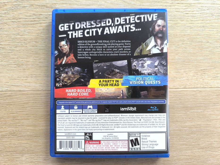 Disco Elysium The Final Cut [PS4] [PS5] (POLSKA WERSJA) + PLAKAT