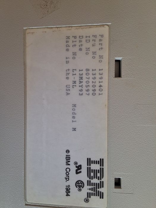 Клавіатура IBM Model M  PN 1391401, 1993 року