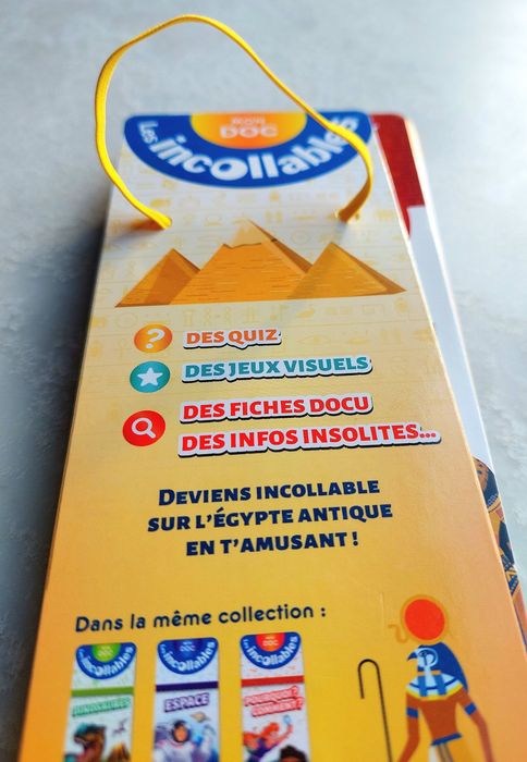 gra edukacyjna "Les Incollables - Égypte" francuska logiczna quiz