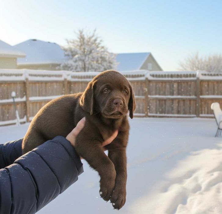 Шоколадні лабрадори з документами КСУ-FCI