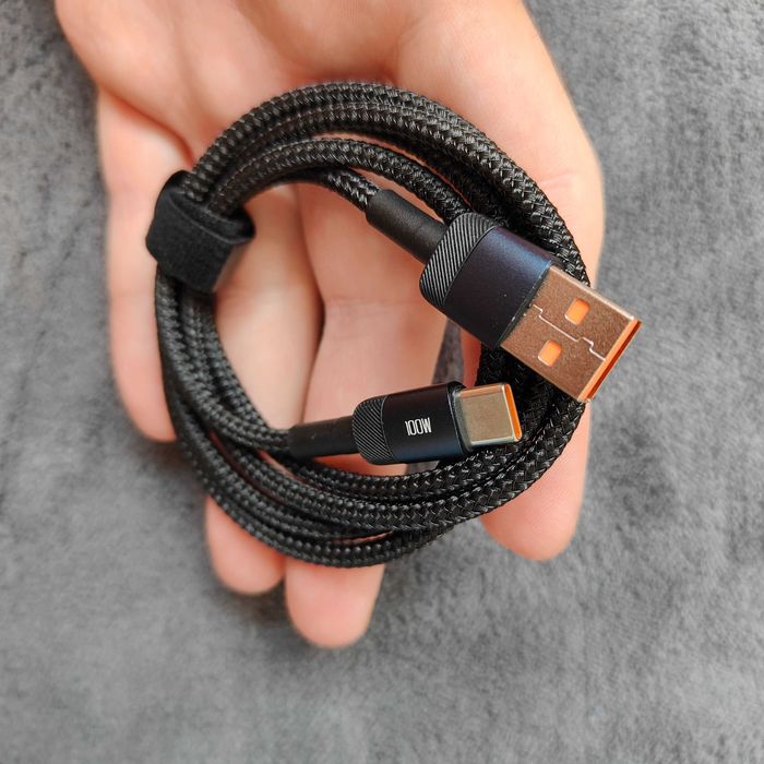 Надійний Кабель для телефону Toocki (USB - Type-C) 100W 7A 1м