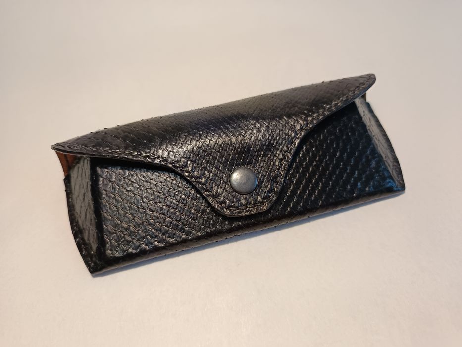 Чохол для окулярів handmade, шкіра пітона