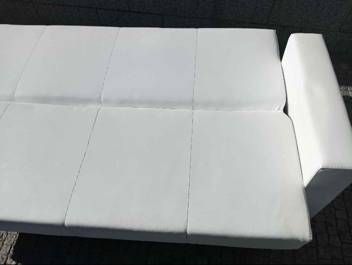 Sofá-cama branco