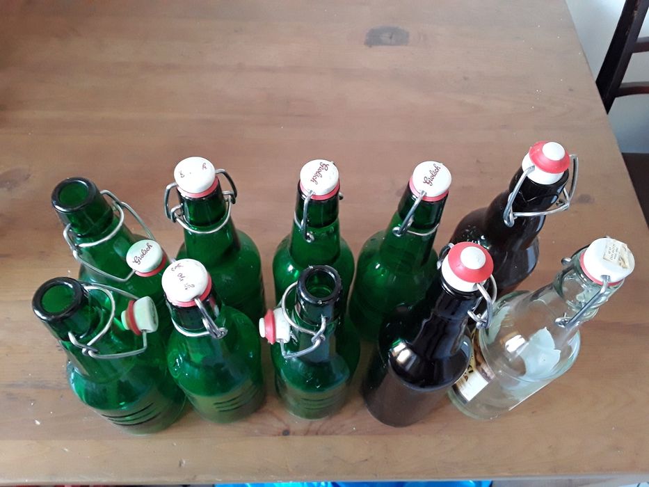 Butelki na piwo, z zamknięciem patentowym