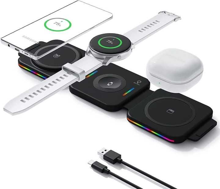 MagSafe зарядка 3-в-1 | Телефон, Навушники, Годинник — все в одному