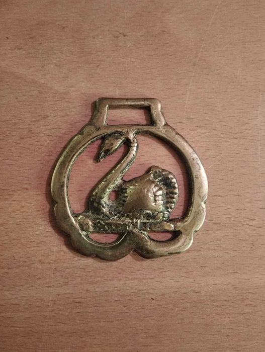 Fivela Latão Sela Cavalo - Cisne