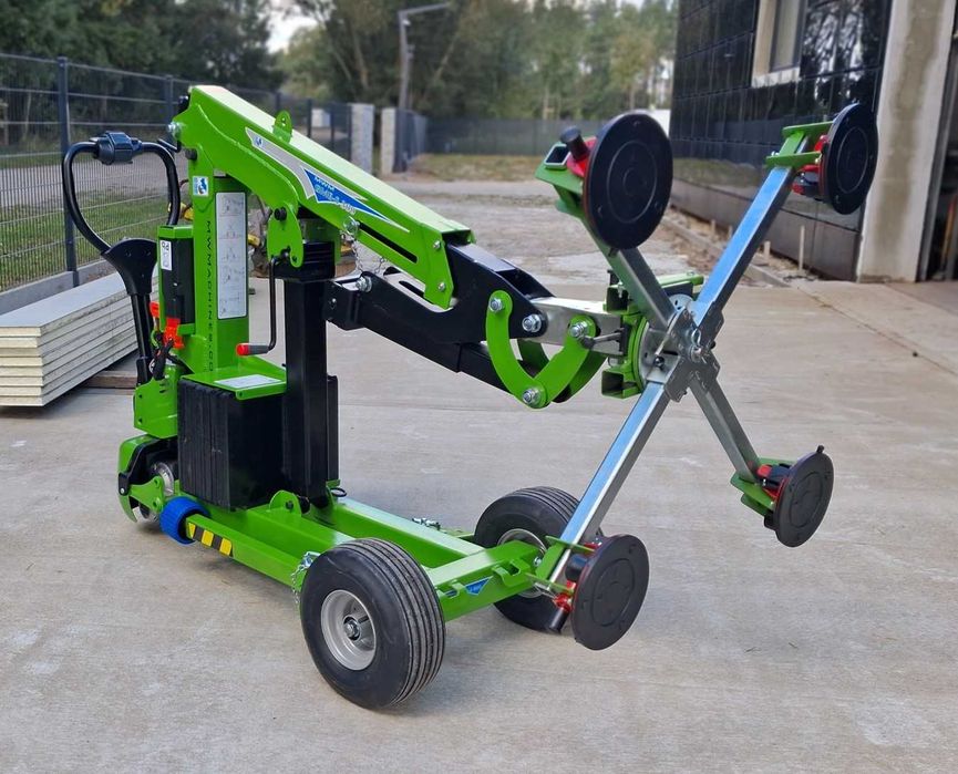 Mini żuraw manipulator do szkła okien MWM GME-S 300 chwytak szyb dźwig