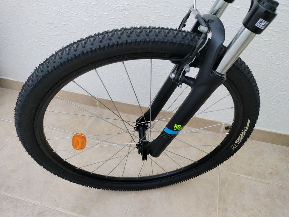 Bicicleta ROCKRIDER BTT ST 100 cor Amarela