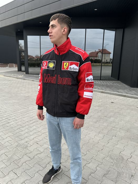 Куртка Бомбер Marlboro formula f1 ferrari red bull чоловіча весняна