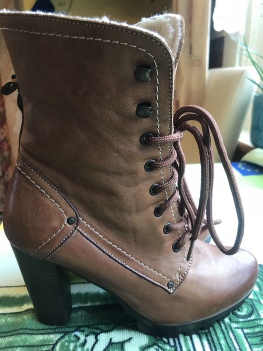 Buty damskie skórzane r37