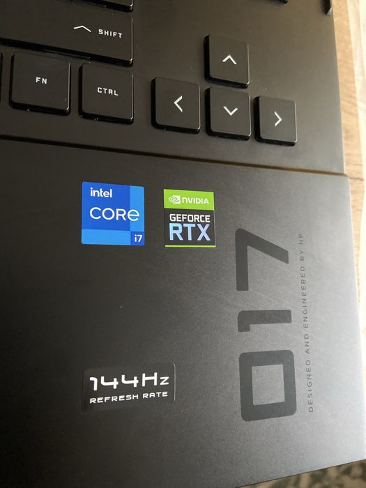 Praktycznie NIEUŻYWANY gaming Laptop HP OMEN 17 cali RTX 3070 INTEL i7