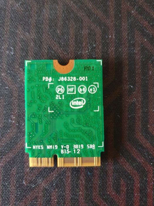 Intel Wi-Fi 6 AX201 Wireless Network Card64284472751233121