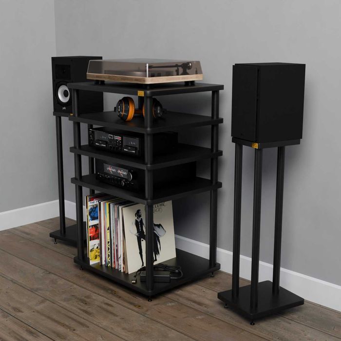Regał hi-fi stojaki audio głośnikowe pod kolumny