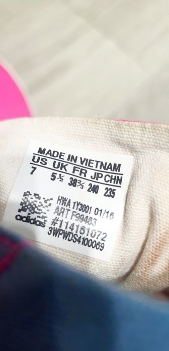 Trampki tenisówki Adidas, rozmiar 38