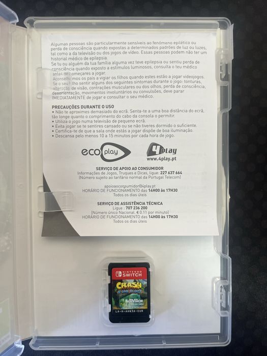 Crash Bandicoot N. Sane Trilogy - Nintendo Switch (3 jogos em 1)