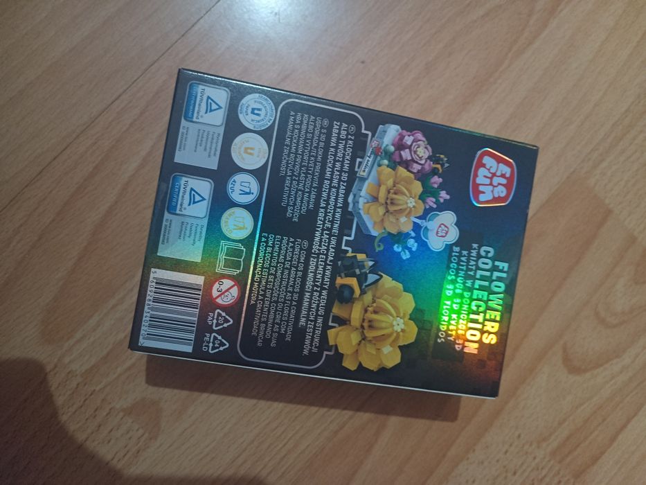 Nowe Klocki elefun (typu LEGO) 417 elementów kwiaty
