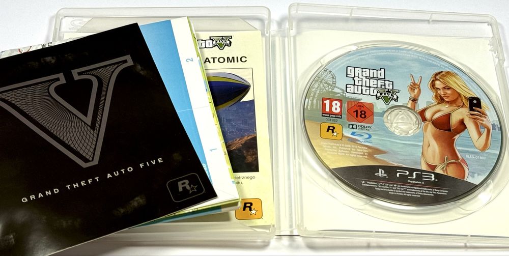 Grand Theft Auto V 5 Polskie Wydanie Mapa Playstation 3 PS3