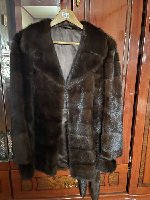 Шубка норка. Поперечна