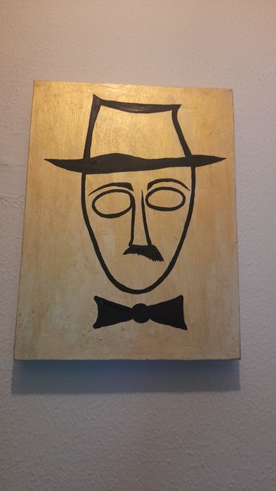 Quadro Acrílico Fernando Pessoa