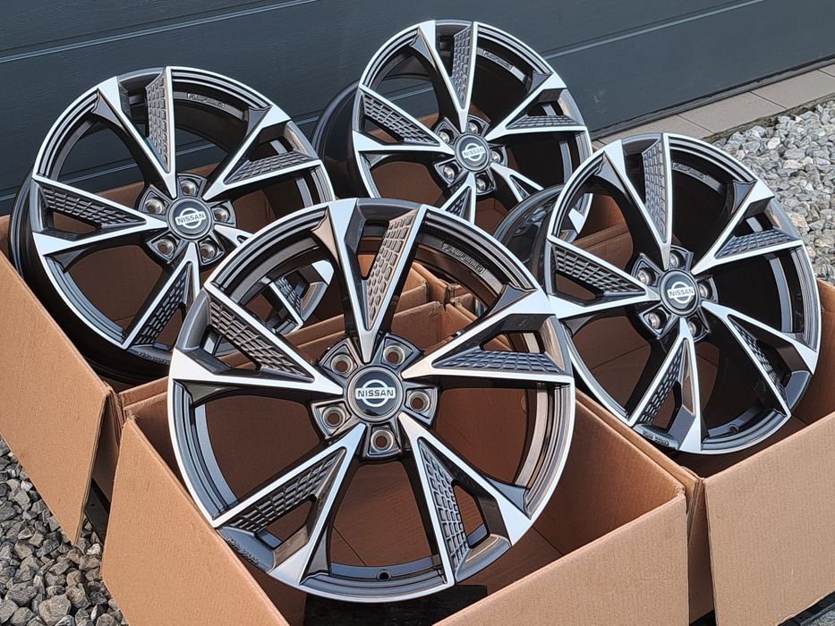 Alufelgi 18 NOWE 5x114 NISSAN Juke Qashqai Pulsar Leaf Primera RS6