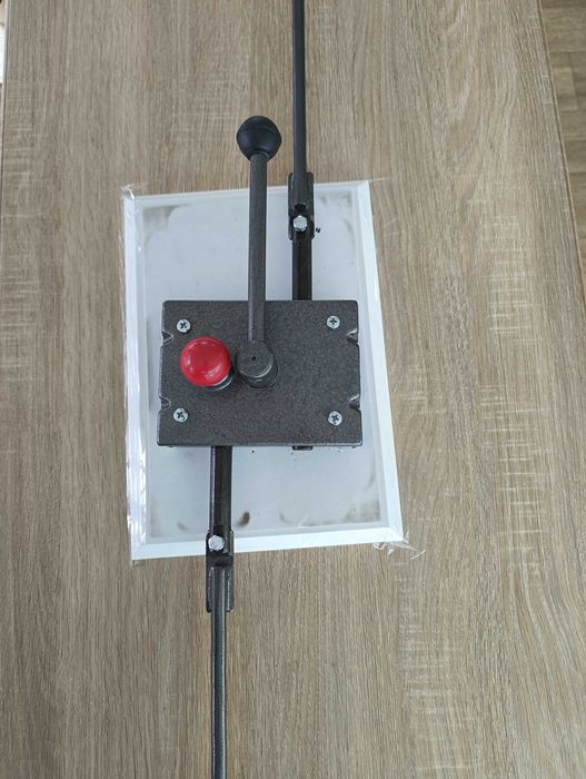 Запор на гараж, вертикальний засув, замок без ключів