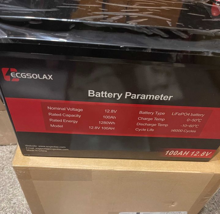 Новий -потужний акумулятор Lifepo4 -12v( 12,8v)-100Ah потужна -BMS-180А + активний балансир. Витримує постійне навантаження до 2,3кВт!