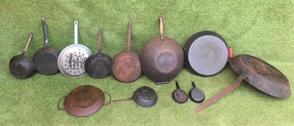 Frigideiras antigas - Para decoração rústica