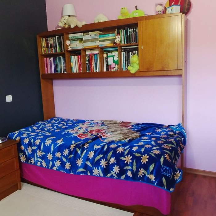 Cama solteiro com gaveta