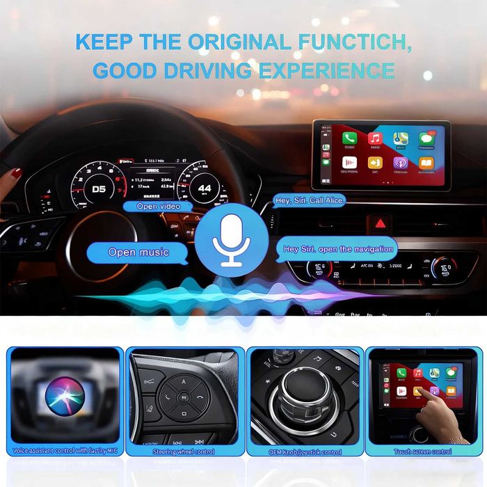 Adapter USB dla bezprzewodowego Carplay i Android Auto