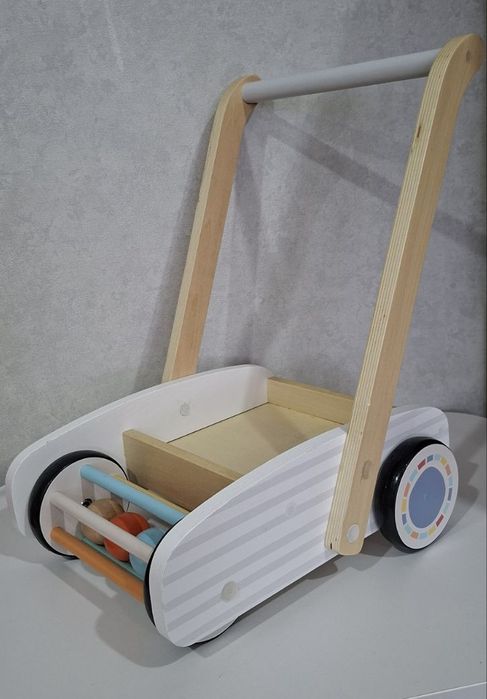 Дерев'яна каталка ходунці візок Little Town