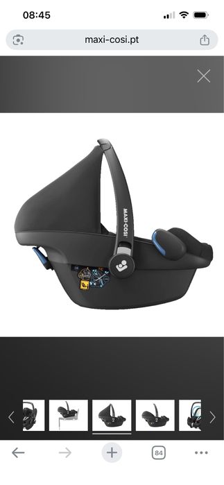 Carrinho maxi-cosi leona, ovo, base isofix