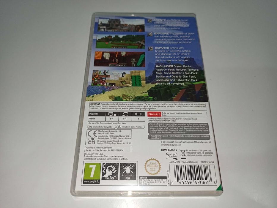 nintendo switch MINECRAFT po polsku najnowszy v5