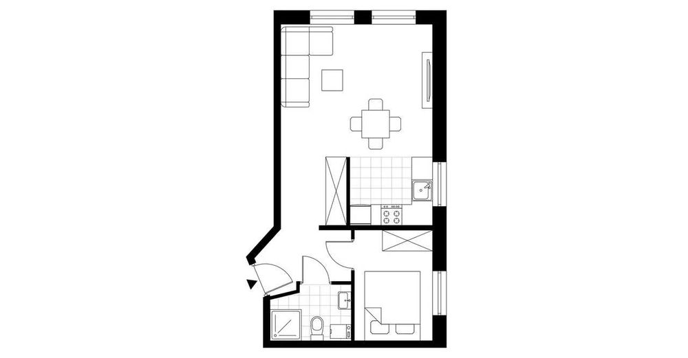 | Передпродаж | 2-кімнатна квартира в Познані M3/I​I