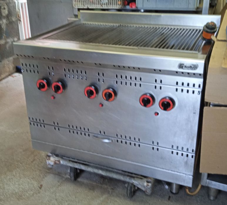 Grelhador industrial de alto rendimento a gás