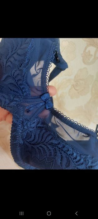 Бюстгальтер синього кольору обмін 90Д