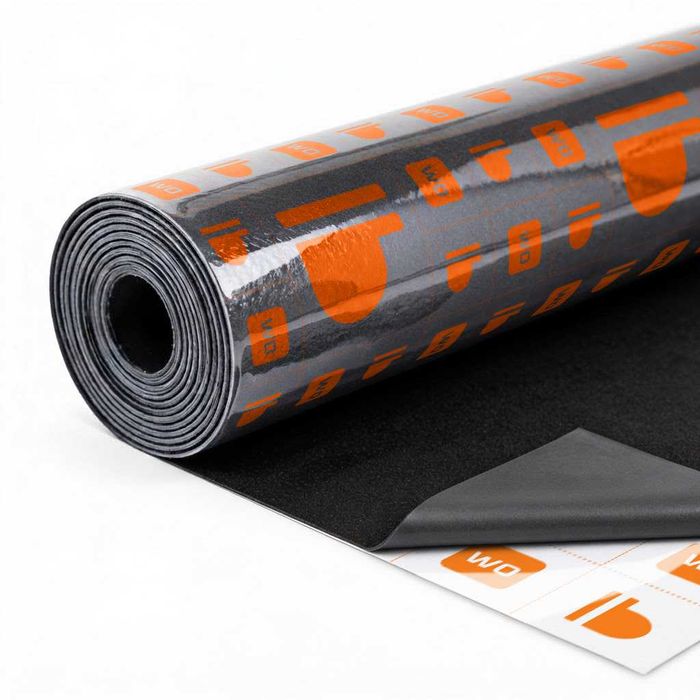 Samoprzylepna Wykładzina Obiciowa Filc Czarny 3mm Bitmat WO 1m² 100x100cm