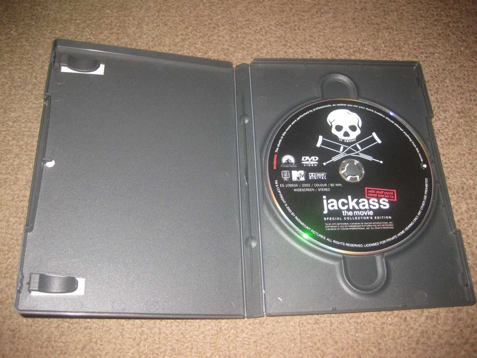 DVD "Jackass- O Filme" com Johnny Knoxville