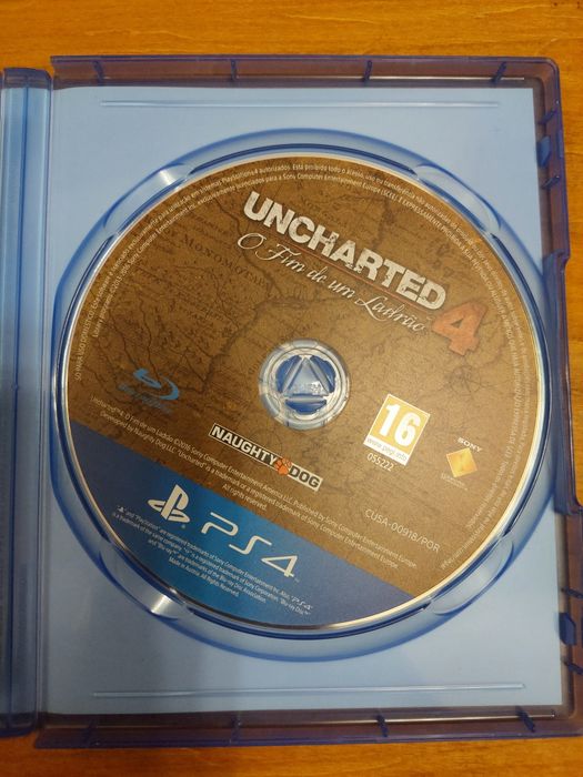PS4 - Uncharted 4 O Fim  de um ladrão