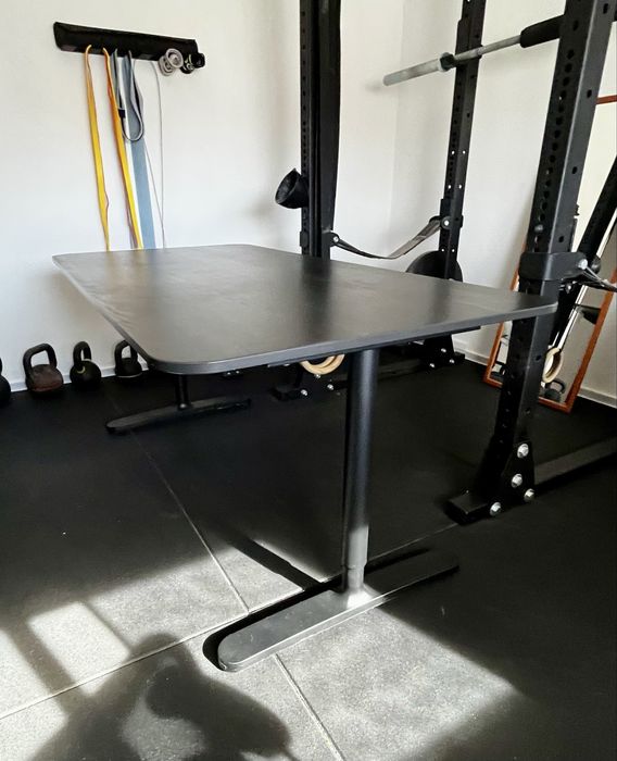 Secretaria gaming escritorio 160x80  preta