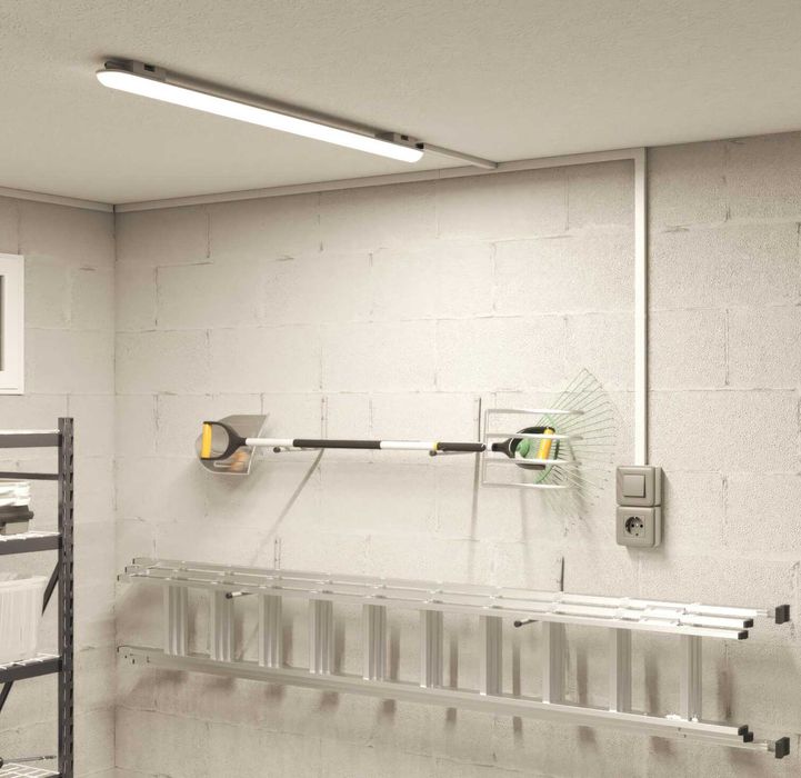 Painel/ Régua LED 6400lm, 45w, 140cm - Estado novo