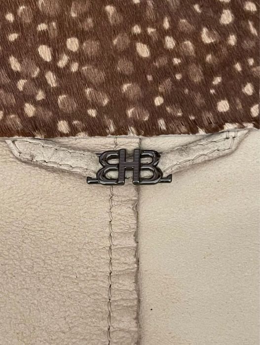 Couro casaco pele de cordeiro da Boss