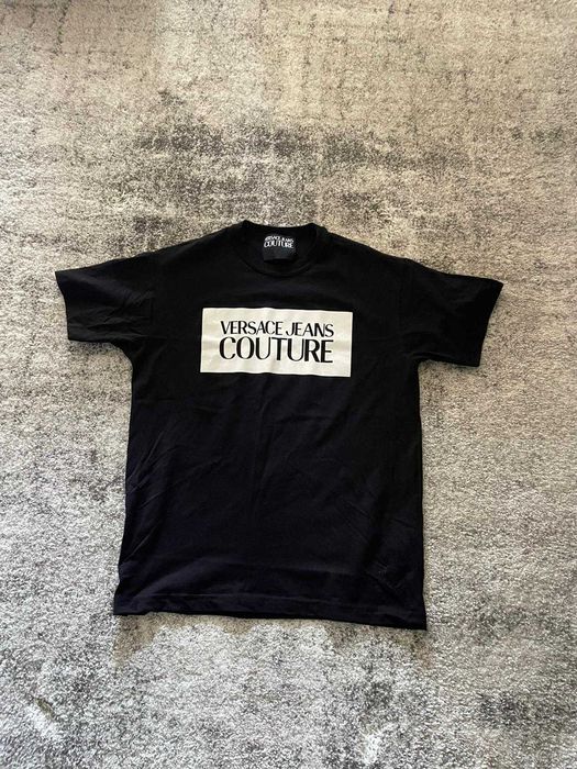 T-shirt Versace Jeans Couture preta